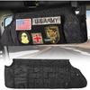 Upgraded Sun Visor Organizer Compatible With Wrangler JK 2007-2009, Multi-Pocket Net Zipper Visor Storage Cover, Molle Webbing Holder Pouch