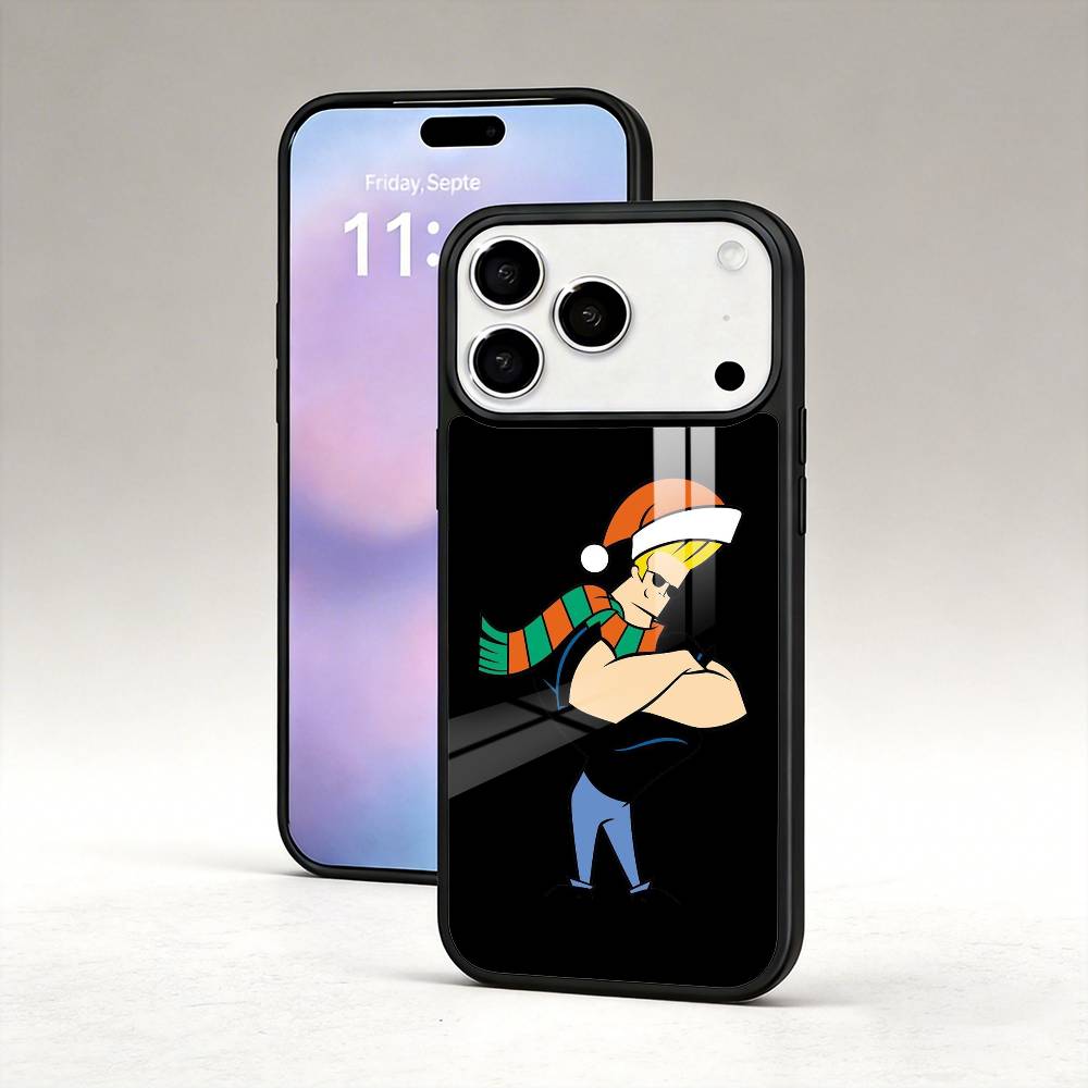 Чехол для телефона J-Johnny B-Bravo Аниме Магнитный Для iPhone17 16 15 14 13 12 Pro Max Для Magsafe Беспроводная зарядка Чехол