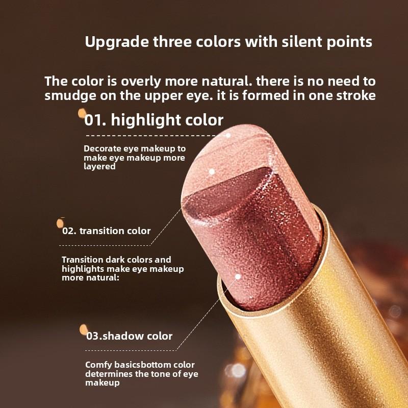 Yzs Radiant Eye Трехцветные тени-стик с шиммером и глиттером для легкого фестивального макияжа