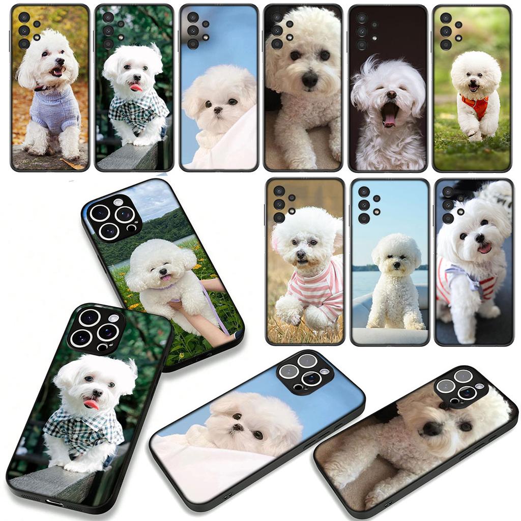Phone Cover Bichon Frise Dog Pet Casing for Apple iPhone 17 16 11 Pro XS Max XR 6 7 8 Plus + 16E SE 2020 Air 5 8+ Case