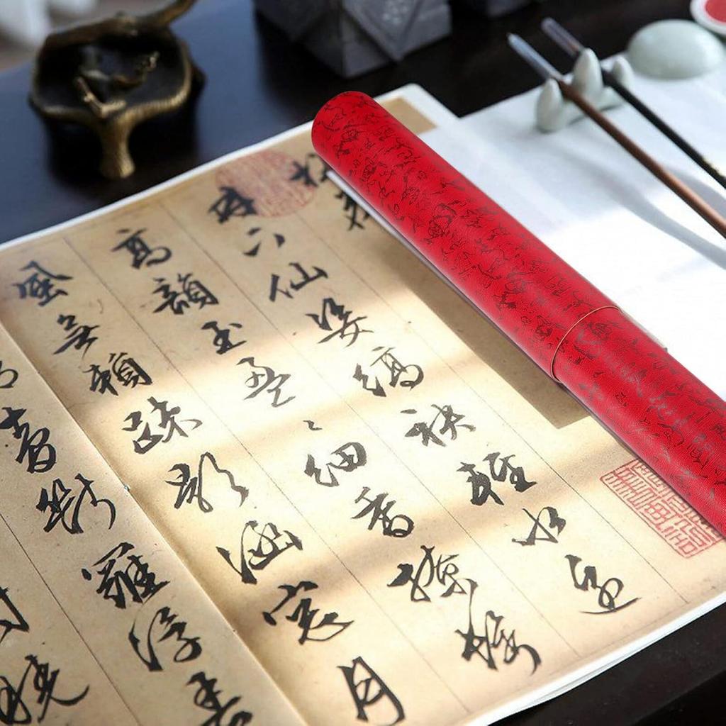 NUOBESTY Kraft Mailing Tube with Cap, Telescopic Storing Tube Holder Paper Storage Tube Diploma Scroll Container for Artwork Blueprints Poster