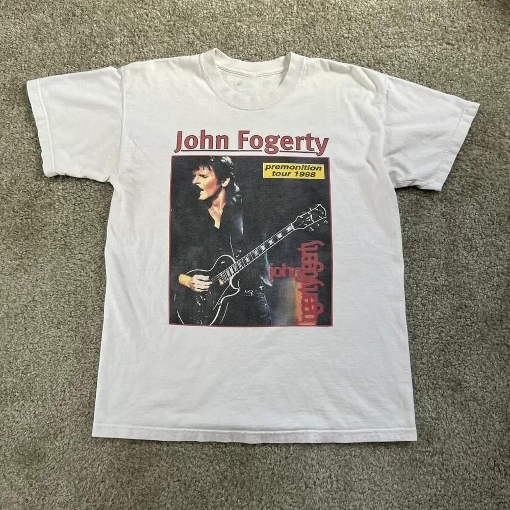 1998 Vintage John Fogerty Shirt Classic White Unisex S-234XL Unisex T-Shirt