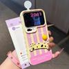 Супер милые полоски для чехла на телефон iPhone17 в горошек кошка Apple 16 противоударный мягкий чехол женский 13