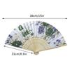 Vintage Silk Folding Hand Fan Chinese Japanese Bamboo Fans Craft Gifts Women Dance Performance Props Home Decoration Ornaments