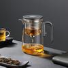 Fashion New Water Separation Inner Container Teapot One Click Magnetic Switch Tea Separation Filtration Glass Tea Pot