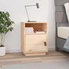 VidaXL Bedside Table 40x34x55 Cm Solid Pine Wood 818315