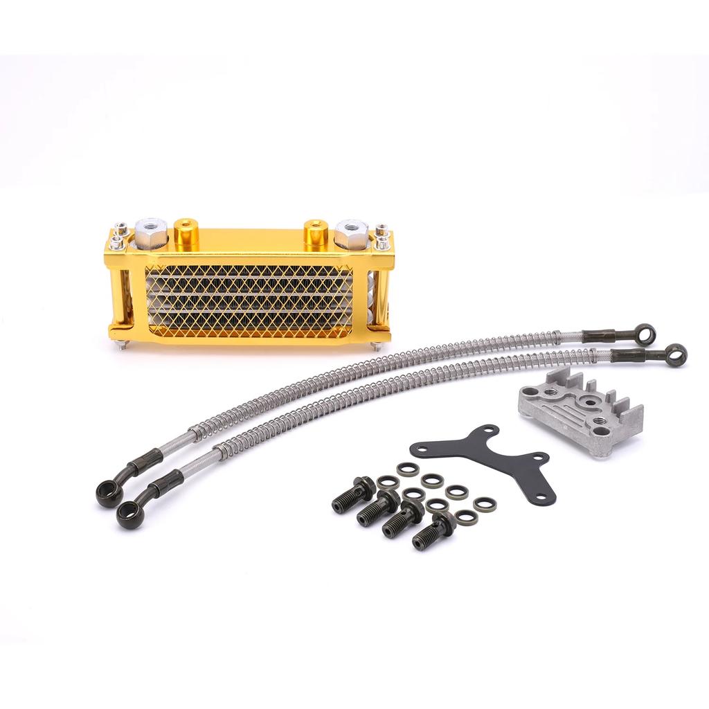 Oil Cooling Cooler Radiator Motorcycle Oil Cooler Set For 50 70 90 110 125 140cc Dirt Bike Monkey Bike DAX Pocket Bike ATV Moto