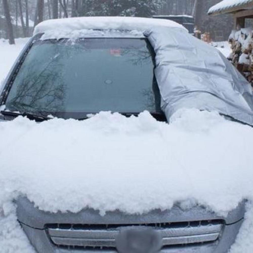 Автомобиль Snow Ice Protector Visor Sun Shade Fornt Заднее лобовое стекло Крышка Блок-щиты