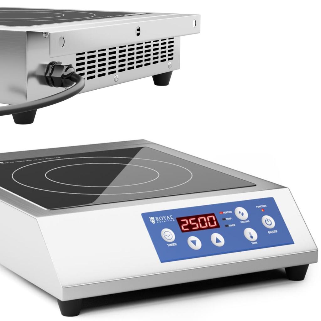 Adjustable induction cooker, 1 heating zone, diameter 28 cm, LED, 3500 W