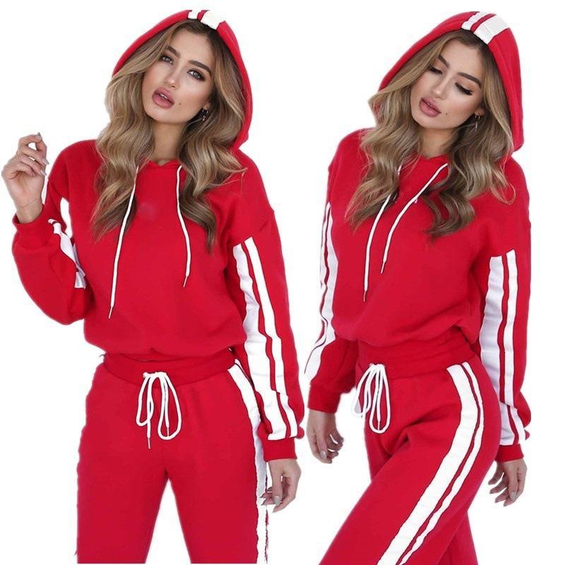 Женский повседневный свитшот, спортивные штаны, укороченный свитшот с капюшоном