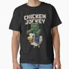 Chicken Jockey Classic Tshirt Made In Usaaus Tshirt S2xl