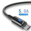 Кабель Micro USB 5A, светодиодный шнур для быстрой зарядки, микро-шнур для передачи данных для Huawei, Samsung, Xiaomi, Android, аксессуары для мобильных телефонов, кабели для зарядного устройства