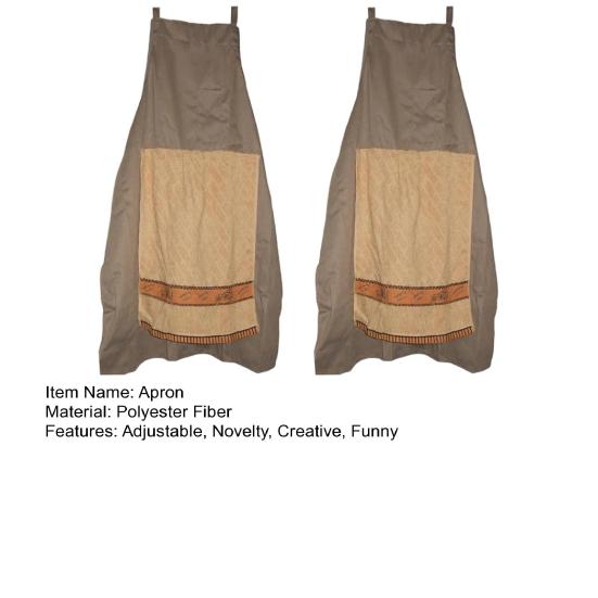 Фартук для розыгрыша шеф-повара для мужчин Креативный сюрпризный карманный фартук Сюрприз