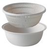 Набор из 2 мисок-дуршлагов Marna 18 см Дуршлаг и миска Посудомоечная машина Marna Basics (Набор из 2 предметов) (Микроволновая печь/Жаростойкий/Штабелируемый) Набор, Термостойкая миска,