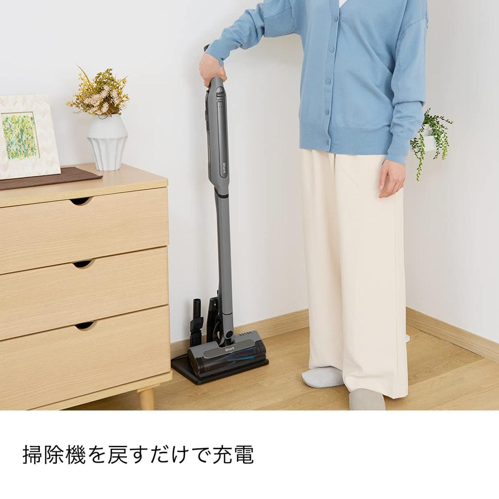 Shark EVOPOWER SYSTEM STD Cordless Stick Cleaner CS100J Steel Gray