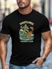 Мужская летняя футболка для рыбалки Tightlines Fishing Club с принтом, короткий рукав, круглый вырез, дышащая, для рыбака, повседневная