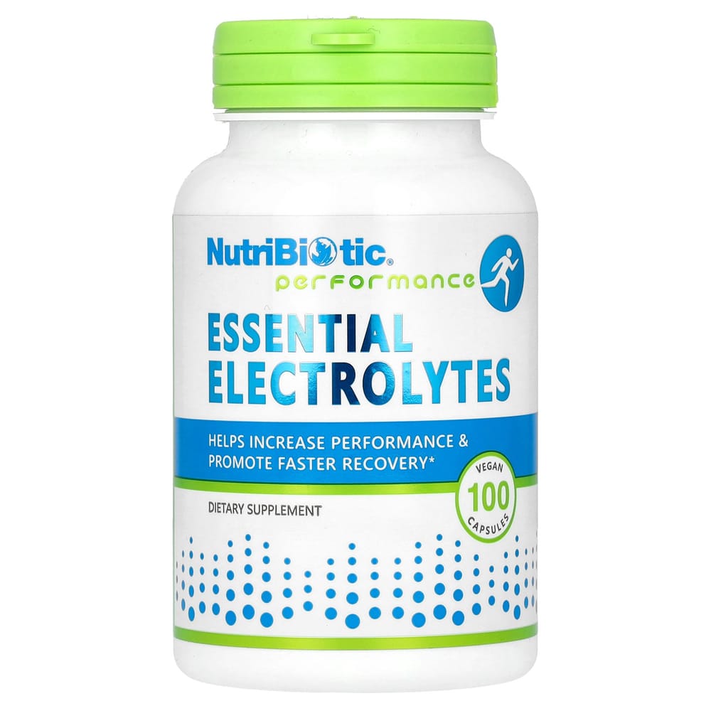 Nutribiotic Exercise Electrolyte Veggie Capsules, 100 Count