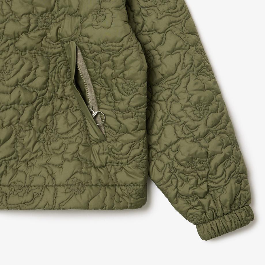 Lacoste Женская стеганая куртка с цветочным принтом BF7385-54NBMY