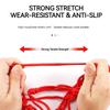 40x40cm Motorcycle Cargo Net Reflective 6 Hooks High Elastic Bungee Luggage Mesh For Helmet Fuel Tank Seat Night Safety Black