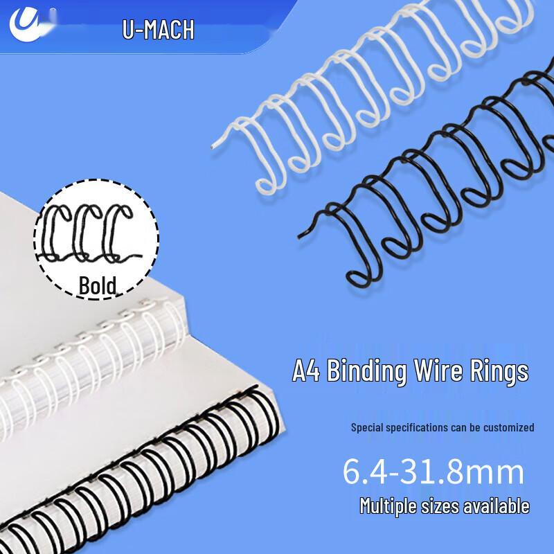 Youmaishi 34-отверстия 7,9 мм Металлические пружины для переплета