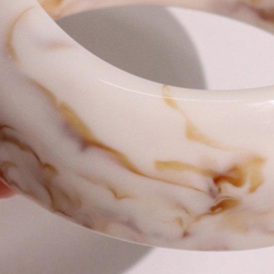 Yousheng Женский акриловый браслет-манжета, гипоаллергенный, красочный, геометрический, неправильной формы, широкий, для ношения в стопке, модная бижутерия, подарок на день рождения