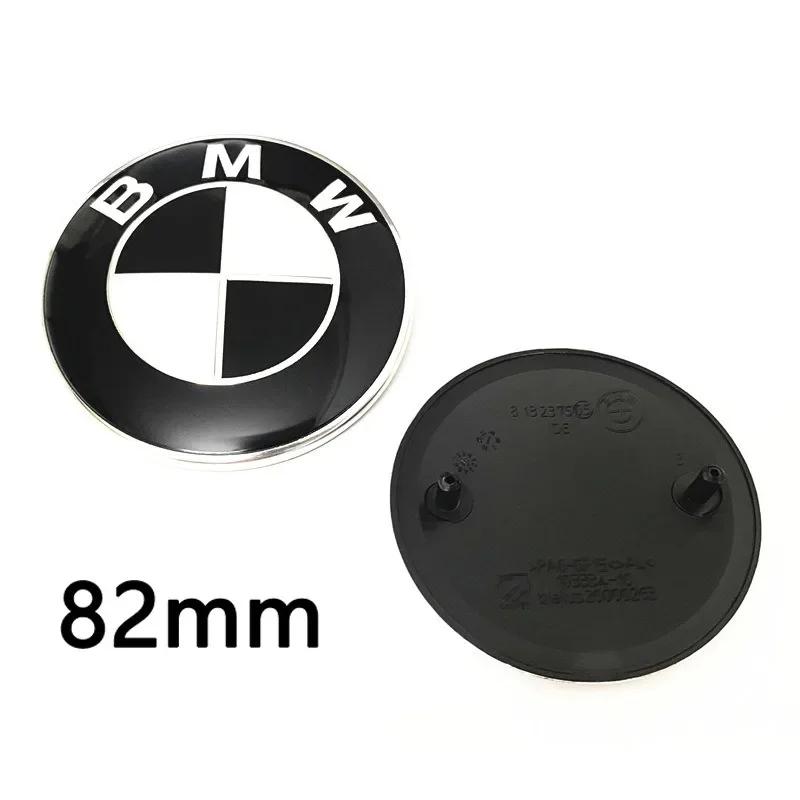 NYTB6 82mm/74mm Car Front Grille Decorative Front Cover Badge Auto Accessories For bb-BMW E30 E38 E39 E46 E60 E61 E90 X1 X3 X4 X5 X6