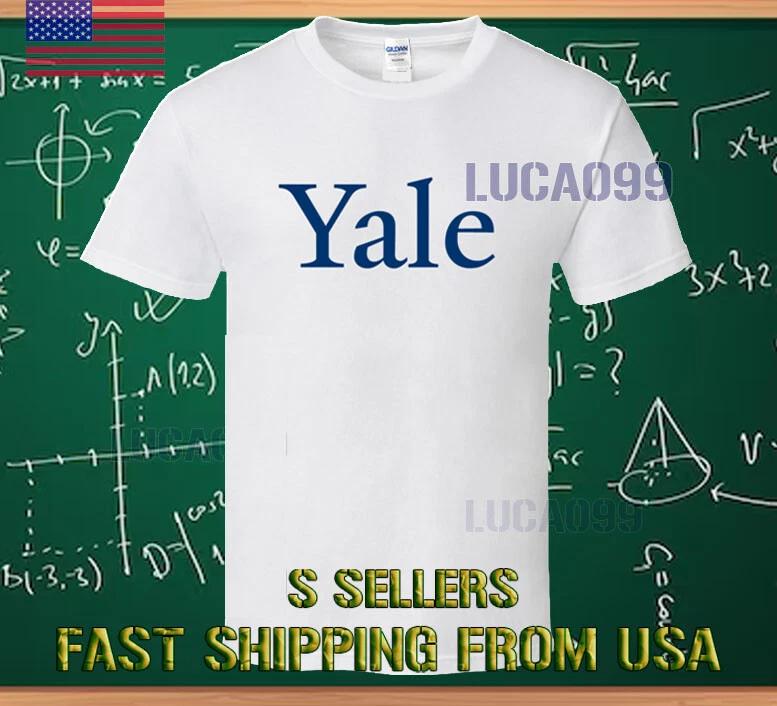 НОВАЯ ФУТБОЛКА YALE UNIVERSITY ЛОГОТИП RACING Футболка СМЕШНАЯ РАЗМЕР S-5XL