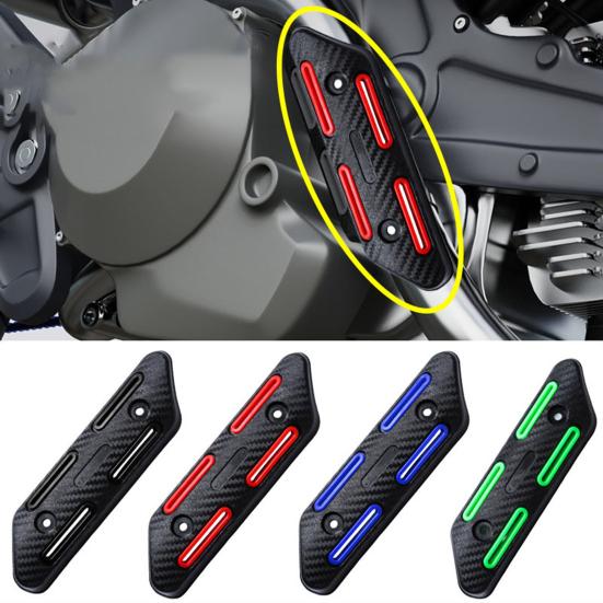 Motorcycle Exhaust Pipe Cover Anti-scalded Heat Insulation Universal Motorbike Exhaust Tube Trim Protector Shield Guard Modification Replacement Parts