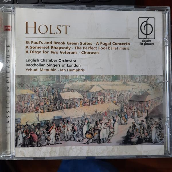 CD ГУСТАВ ХОЛСТ, АНГЛИЙСКИЙ КАМЕРНЫЙ ОРКЕСТР - Холст - St.Paul's And Brook Green S 724357598125 Classics For Pl 2003 Великобритания Классика Б/У