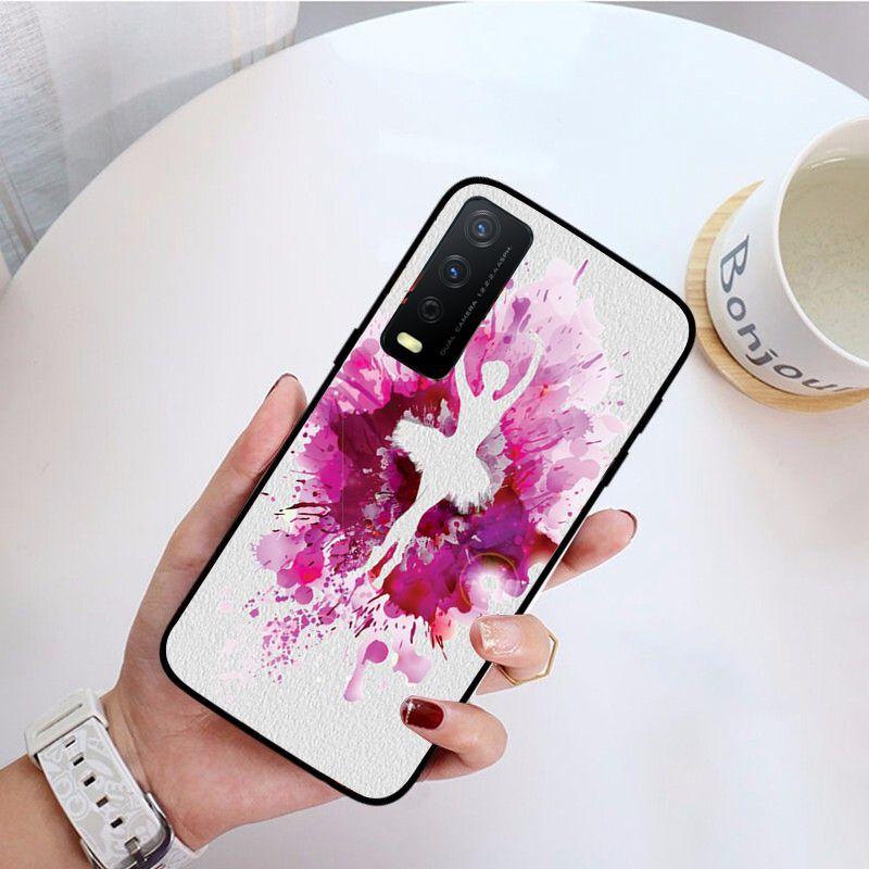 Ballerina En Pointe Funda Phone Cover For Vivo Y31 Y30 Y33S Y11S Y12S Y17 Y20 Y21 Y21S Y1S Y53S Y15 Y19 Y91C V23 5G Cases Coque