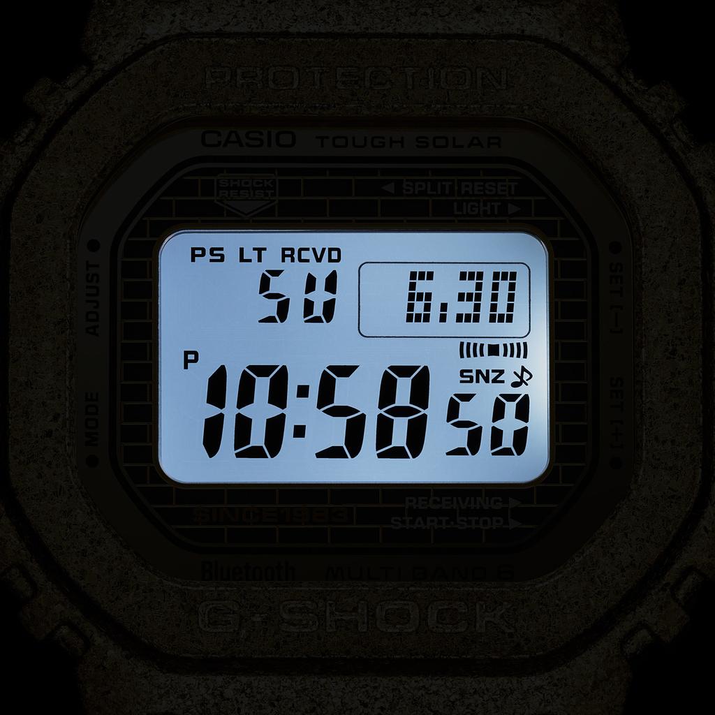 Casio Мужские часы G-SHOCK GMW-B5000PG-9, кварцевые, из нержавеющей стали, водонепроницаемые 200 м, ударопрочные