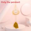 Crystal Hang Decoration With Handwoven Agate Material For Home And Gift