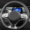 Оригинальный чехол на руль автомобиля «сделай сам», для BYD Atto 3 Atto 3 EV Yuan Plus 2022 2023, кожаная оплетка для руля
