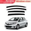 For TOYOTA VITZ 2011-2020 Accessories Window Visors Weathershields Wind Rain Guard Deflectors Visors Rain Guard Shades Ventvisor