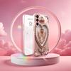 Глянцевый Люксовый Изящный Сердечко Модный чехол для телефона s26 ultra чехол стекло для Samsung Galaxy S26 S25 S24 S23 S22 FE Ultra Plus