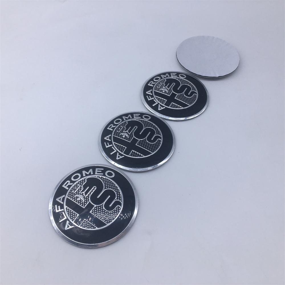 2026 Hot Sticker 20pcs 40mm 50mm 56mm 60mm 6color For Alfa Romeo Giulia Giulietta MITO Stelvio GT Car Emblem Wheel Center Covers