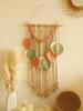 Leaf Tapestry Boho Home Decoration Handmade Macrame Tapestries Wall Art Hanging Decor Room Decors Aesthetic Home Ornament Gift