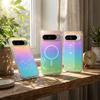 Подходит для чехла на мобильный телефон Google 11Pro XL, разноцветный, магнитный, пиксельный, 11 цветов, покрытие, лазерный, блестящий, пиксель1