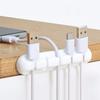 USB Cable Winder Cable Holder Clips Silicone Wire Organizer Supplies Cable Cord  Office