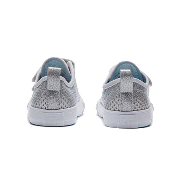 Converse Кеды Chuck Taylor All Star Low top для скейтбординга Серебристые для младенцев и малышей 764278C