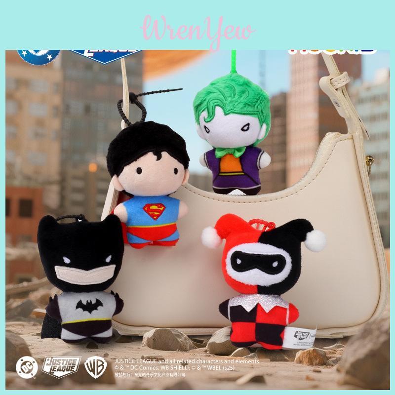 Batman Superman Harley Quinn Joker Plush Keyring With Cartoon Figures For Gift And Display