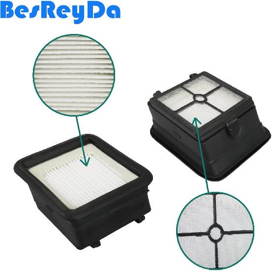 4 комплекта сменных HEPA-фильтров и щеток для iFloor 3, совместимых с беспроводным моющим пылесосом iFloor 3 и Floor One S3