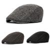 Винтажный стиль для мужчин и женщин, классические клетчатые береты газетчика, шапки, кепки