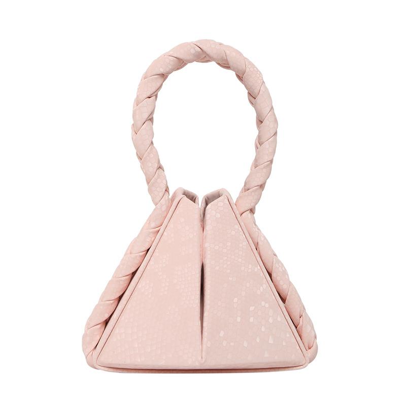 Трендовый новый дизайн продукта твист портативная геометрическая складная сумка-тоут чувство высокого класса нишевая модная сумка-мессенджер женская сумка