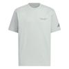 Gfx Short Sleeve Fashion Minimalist Solid Color Letter T-Shirt Men Tops Miracle-Silver KF0127