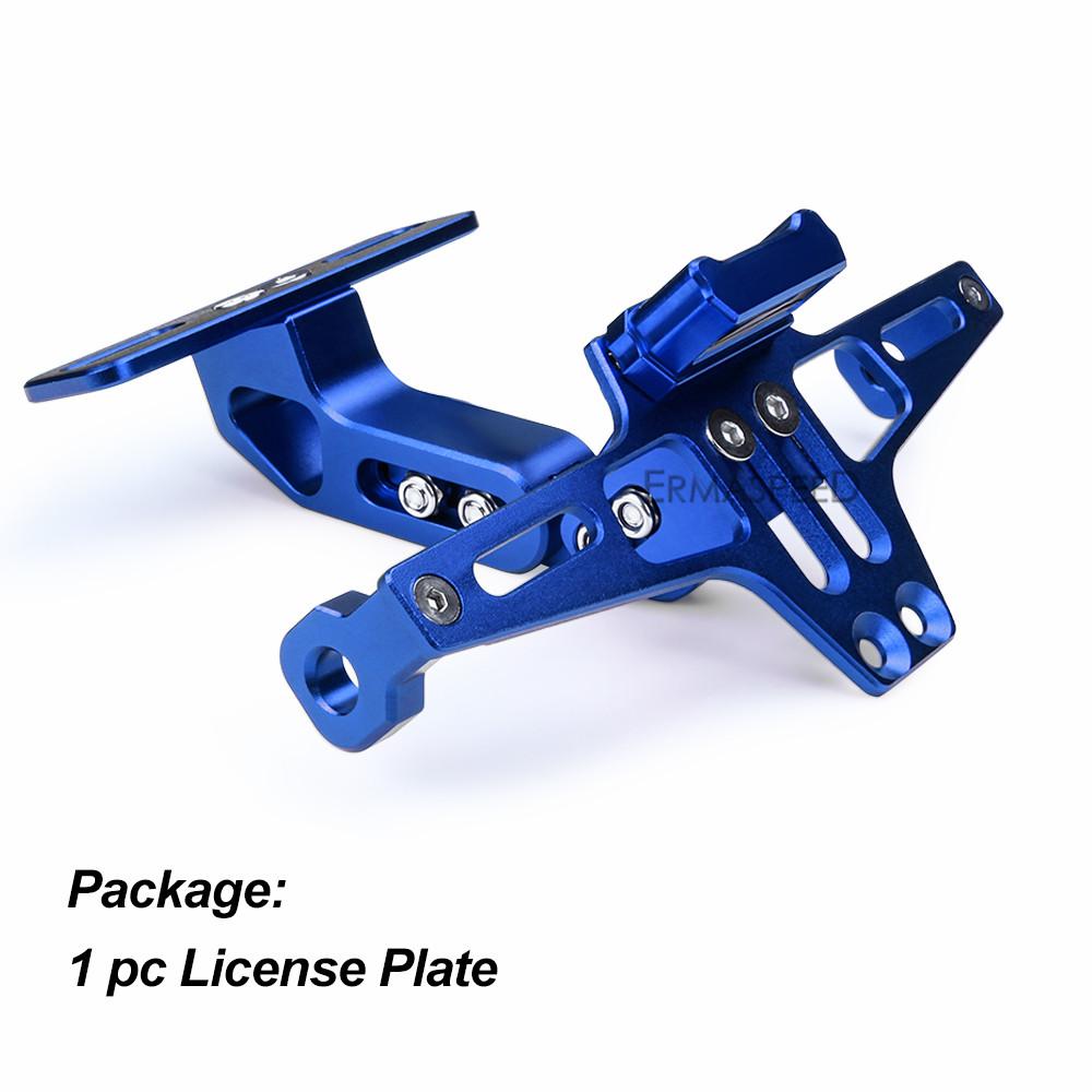 Держатель рамок номерного знака мотоцикла и светодиодный указатель поворота мотоцикла для мотокросса, уличного велосипеда, мотоцикла