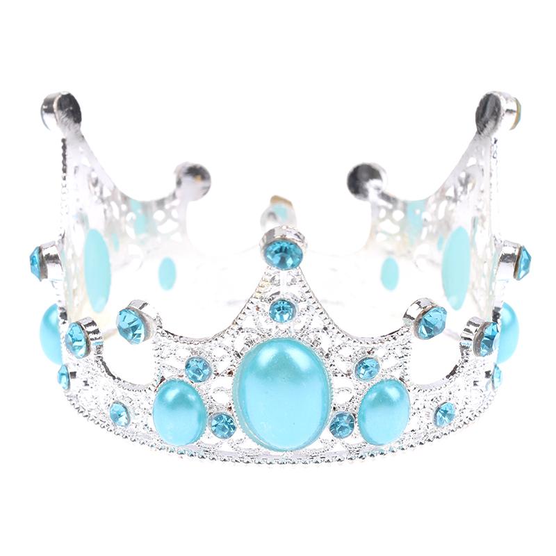 Мини Металлическая Модель Короны Игрушки Украшения Декорирование Хлопковая Кукла Ретро Корона Головной Убор Для Куклы Младенца Платье Модные Кукольные Аксессуары