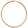 [Q4874] - Позолоченные серьги-кольца «Простота» - 6 см 2 мм