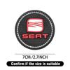 1/2/Pcs Car Anti-Slip Silicone Pad Water Cup Holder Drink Coaster For SEAT Ibiza FR mk1 Arona Leon Ateca Tarraco Toledo Cupra