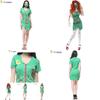 Adult Witch Costume Green Dress With Blood Accents Perfect For Halloween Parties